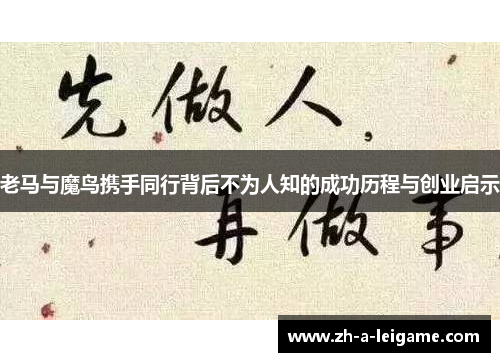 老马与魔鸟携手同行背后不为人知的成功历程与创业启示